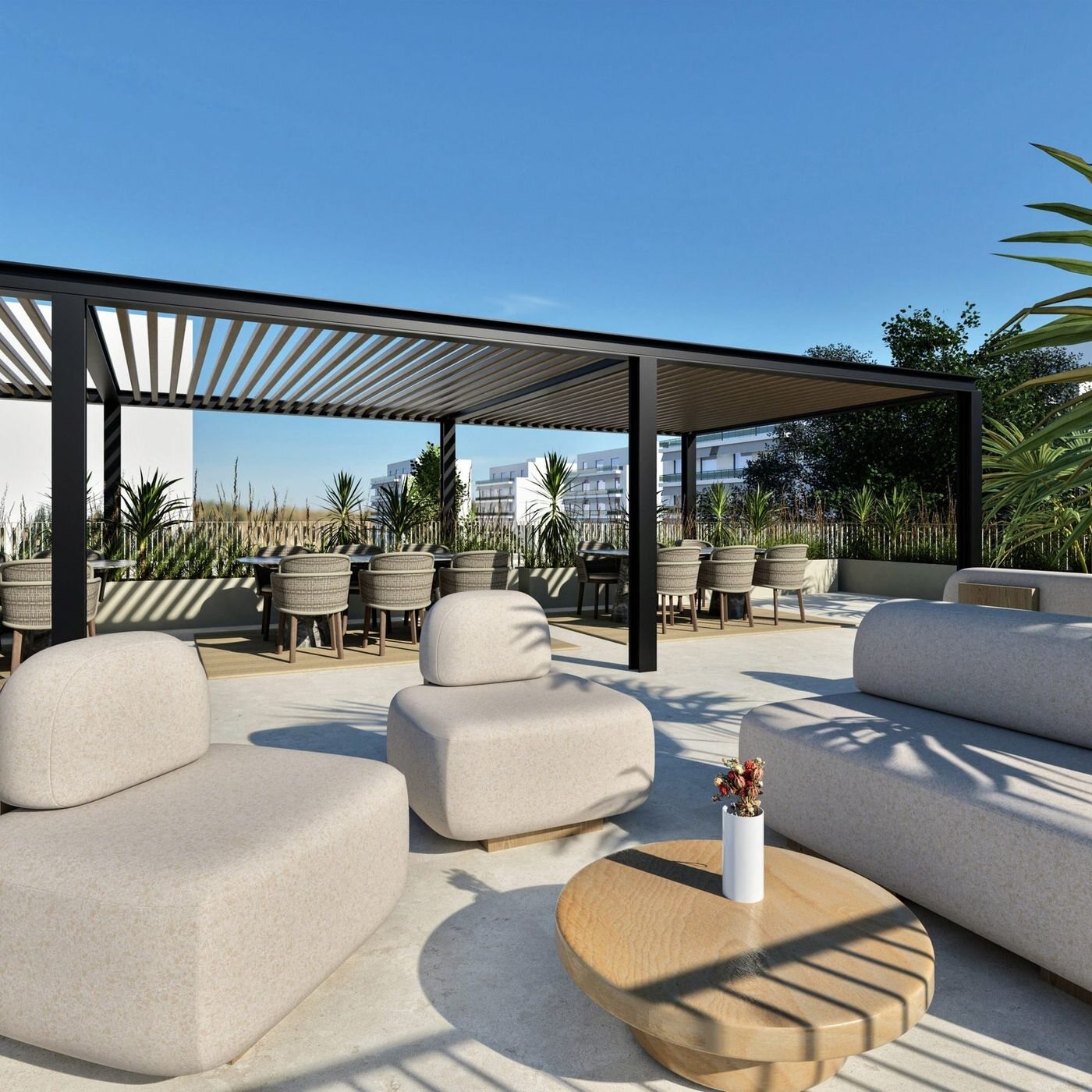 Roof terrace