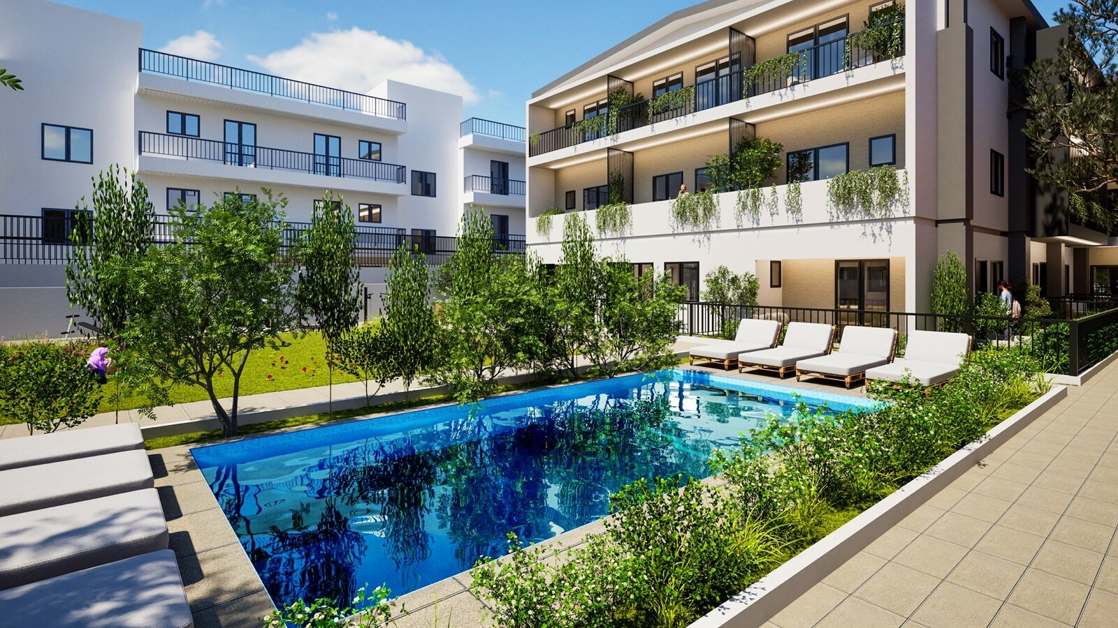 Pool, second angle